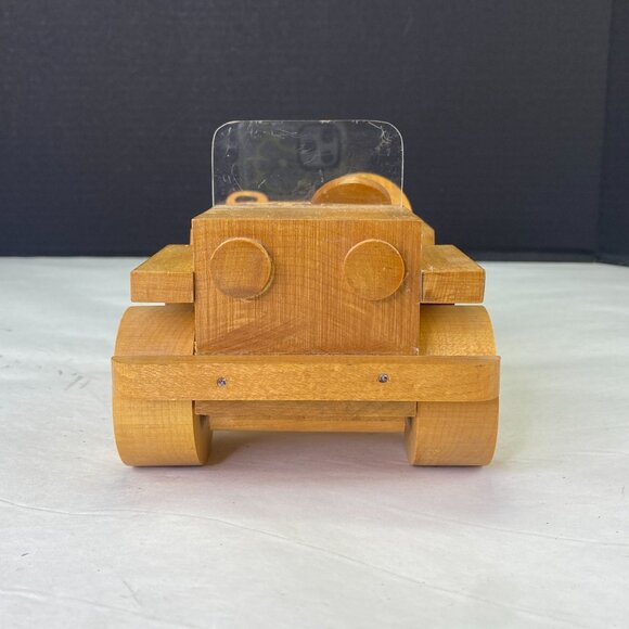 Wood Jeep Toy Decor - Picture 2 of 11